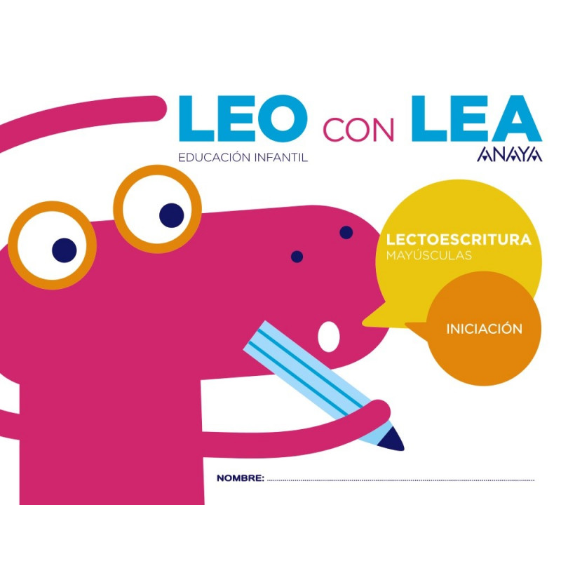 Leo con Lea 3. Iniciación. Mayúsculas - Ed. Anaya