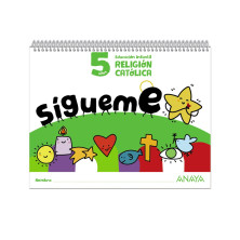 ¡Sígueme!. Religión católica. 5 años - Ed. Anaya