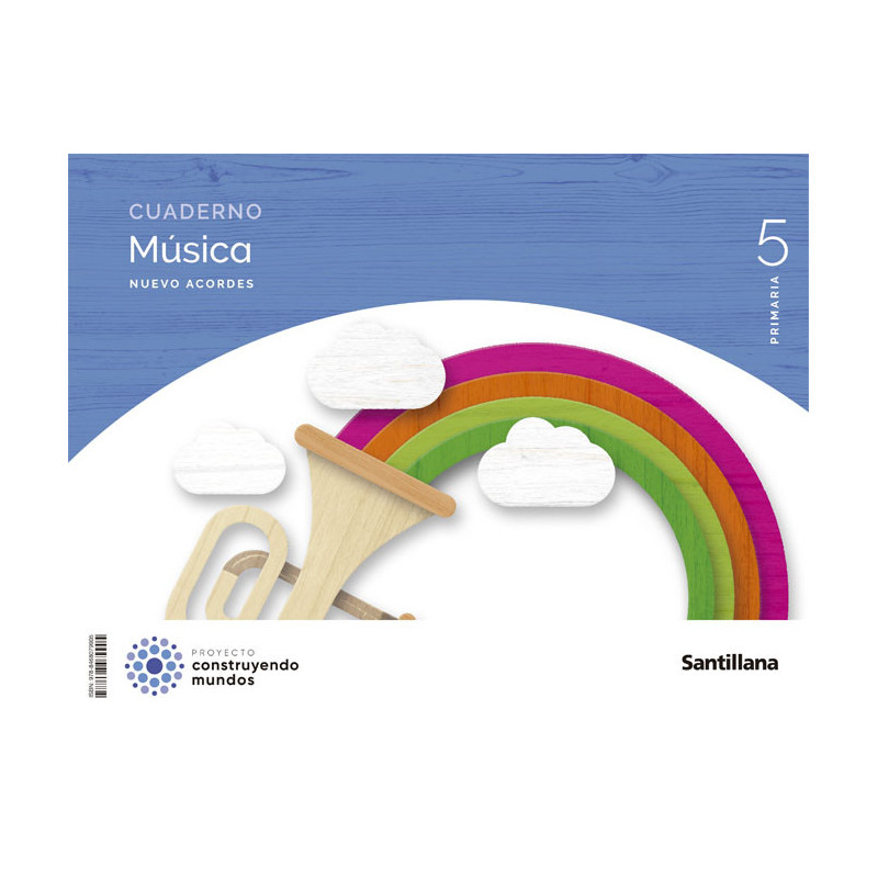 Cuaderno Música Nuevo Acordes 5 Primaria -  Santillana