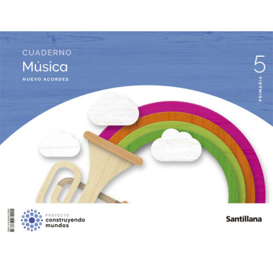 Cuaderno Música Nuevo Acordes 5 Primaria -  Santillana